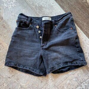 Abercrombie & Fitch Black Jean Shorts
